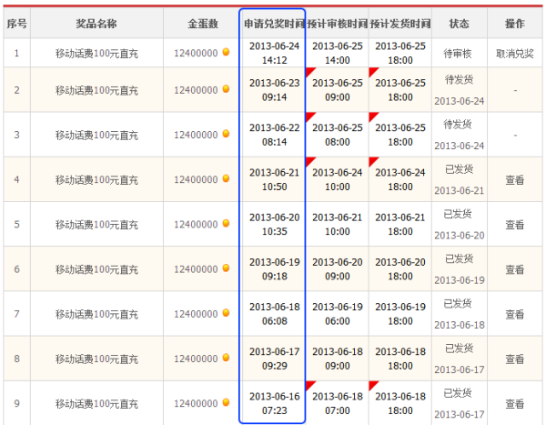 每天赢取100元话费